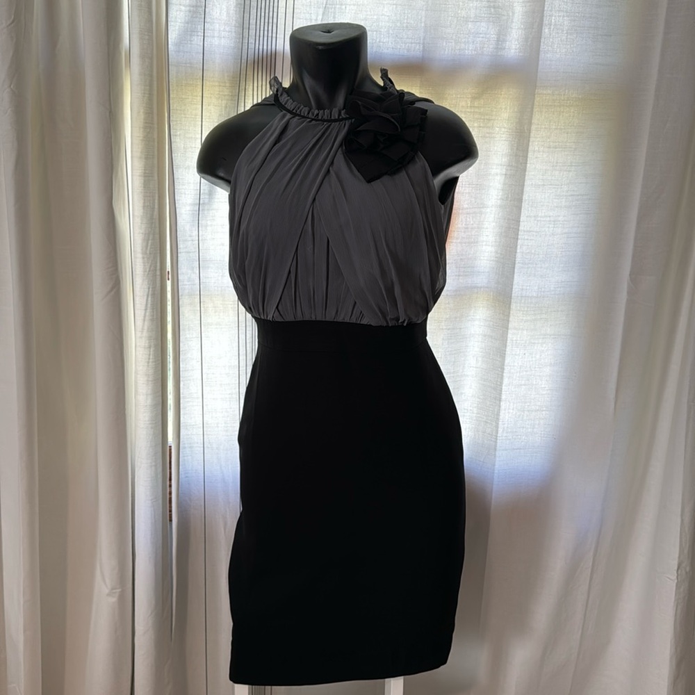 Blac and gray Ann Taylor dress